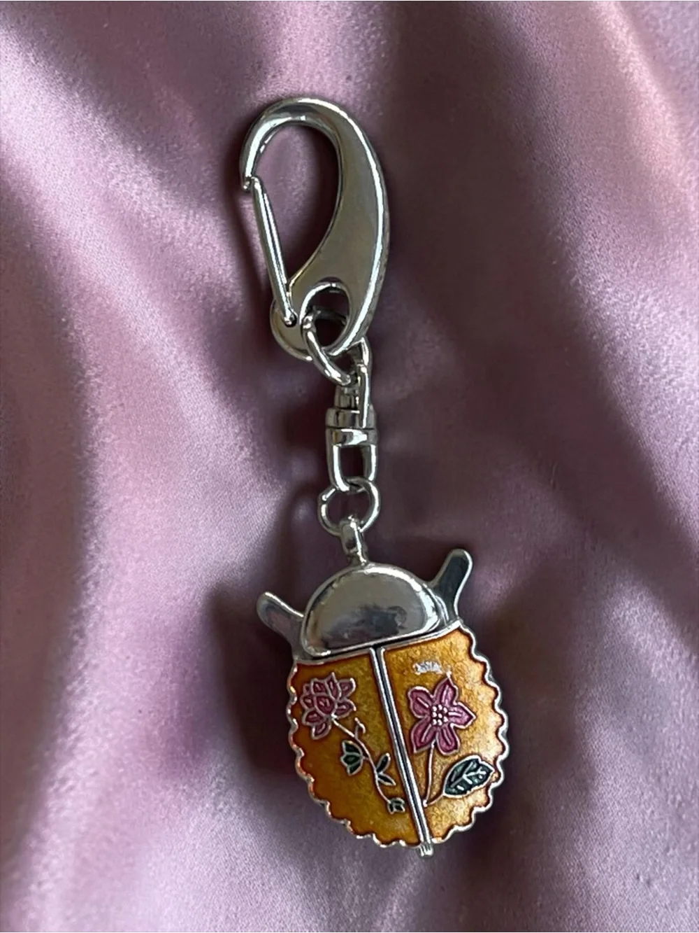 Urbanology Ladybug Pocket Watch Keychain Working Watch New Battery